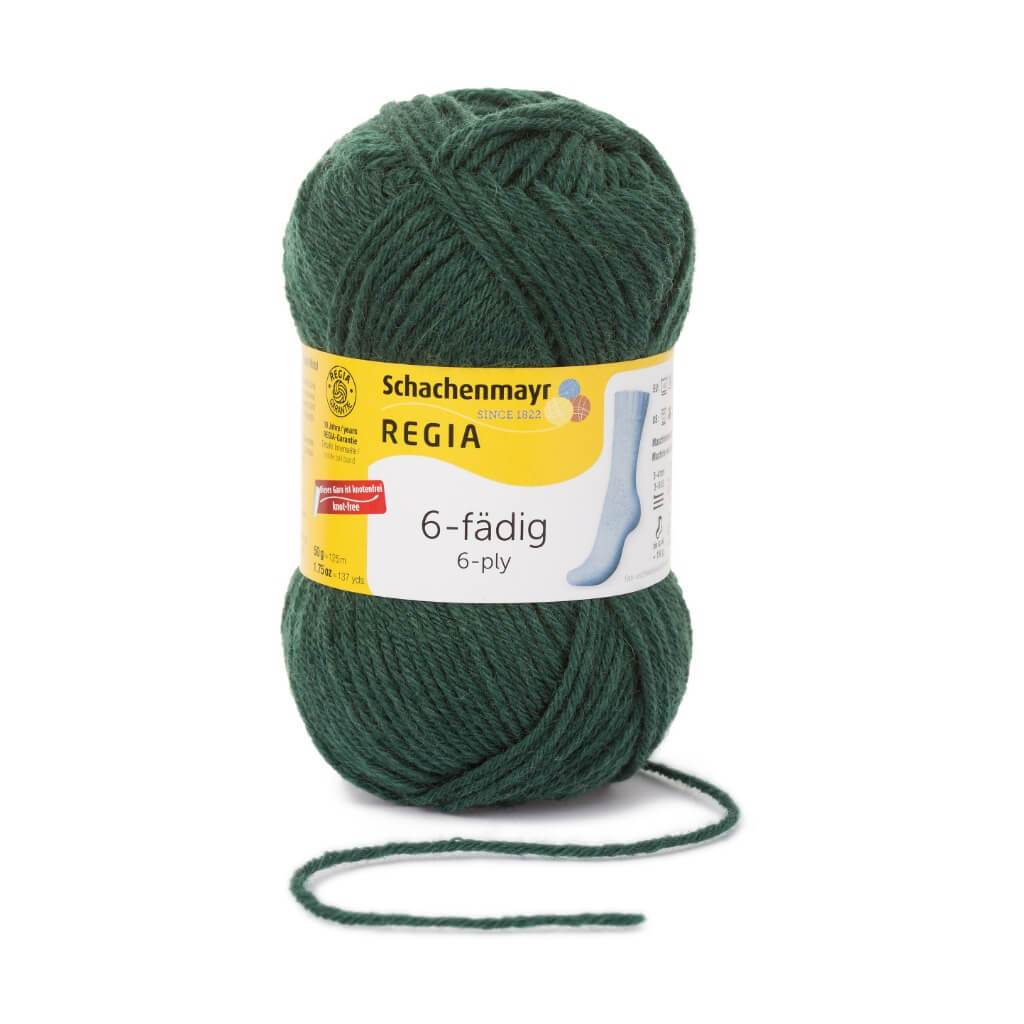 Schachenmayr Regia 6-fädig Sockenwolle 50g 327 - Tanne Lieblingsgarn