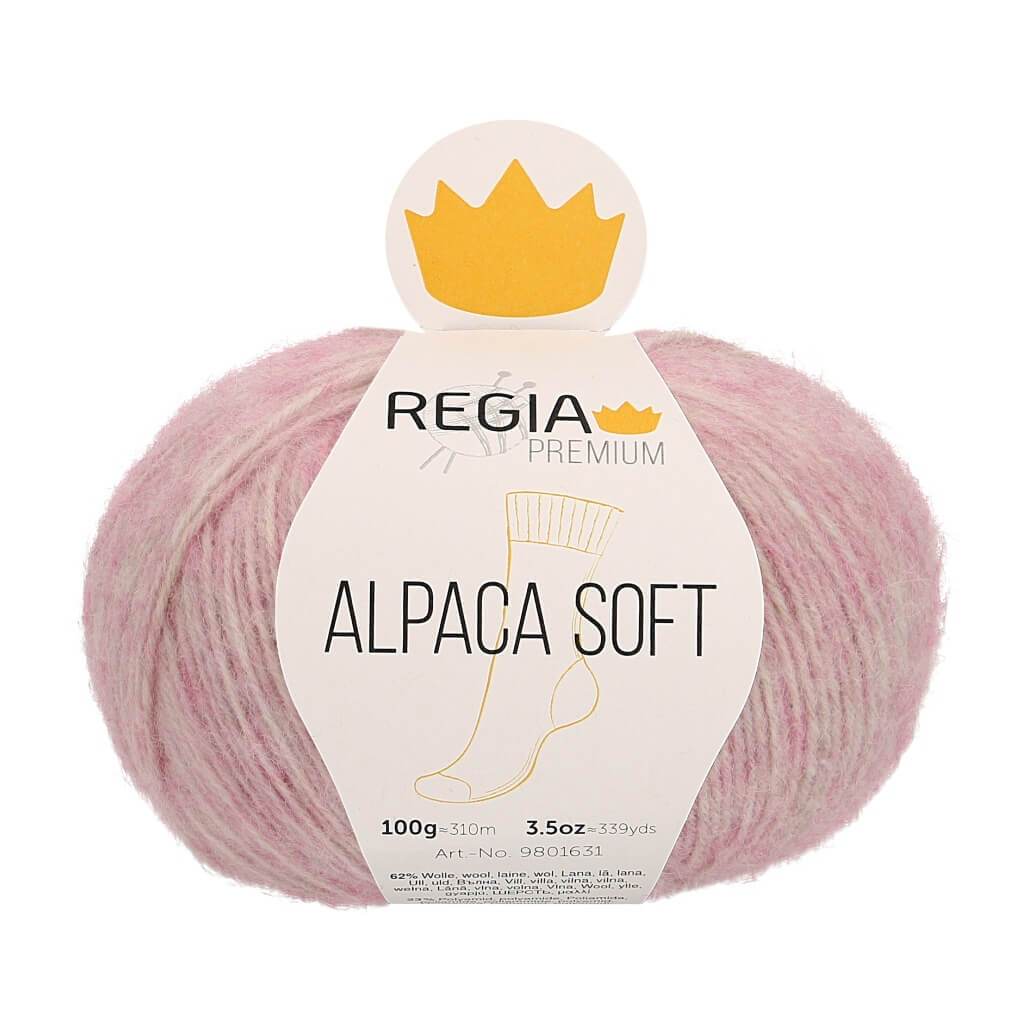 Schachenmayr Regia Premium Alpaca Soft 30 - Rosé meliert. Lieblingsgarn