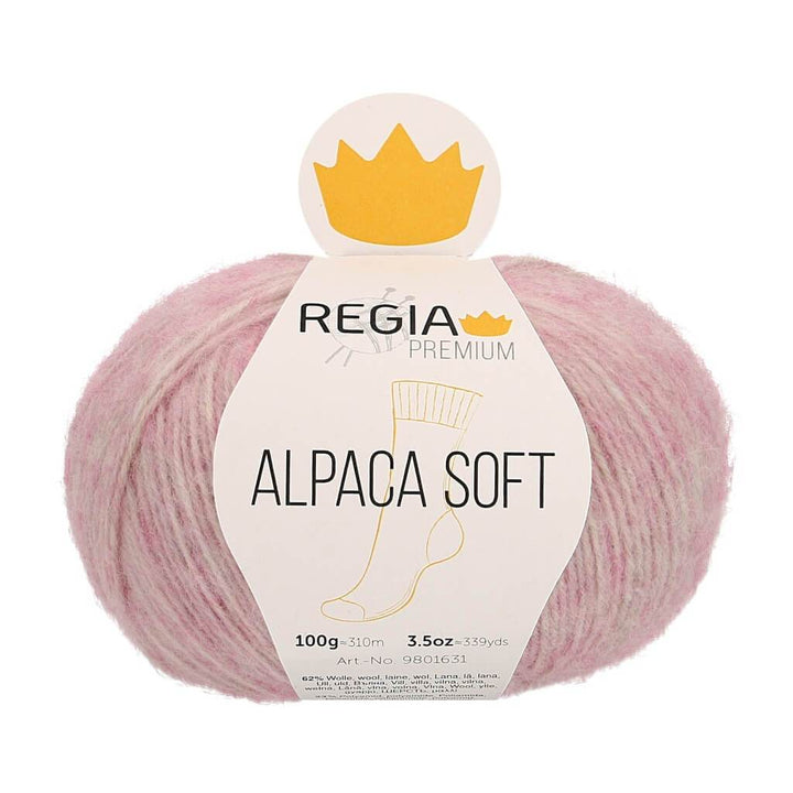 Schachenmayr Regia Premium Alpaca Soft 30 - Rosé meliert. Lieblingsgarn