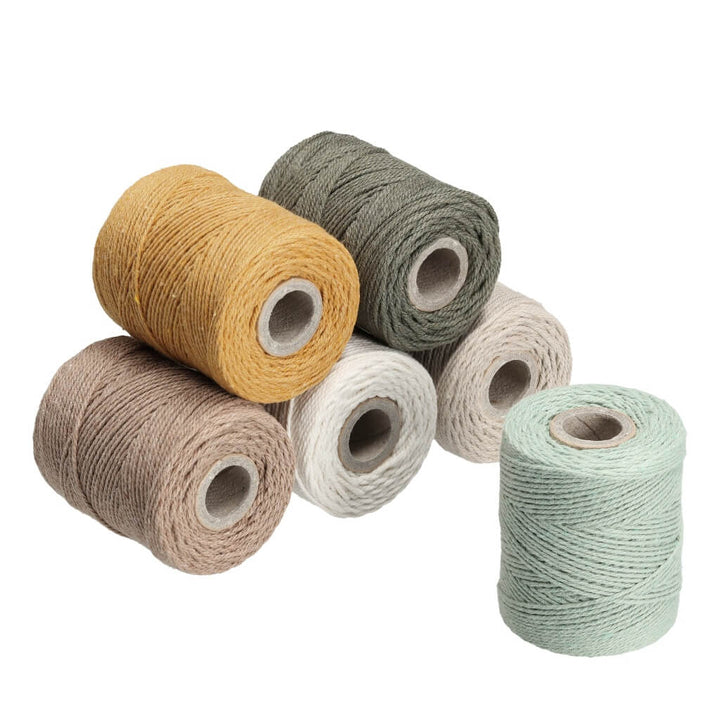 Filani Lieblingsgarn - Natur Set aus 6 x Premium Garn 1 mm Lieblingsgarn