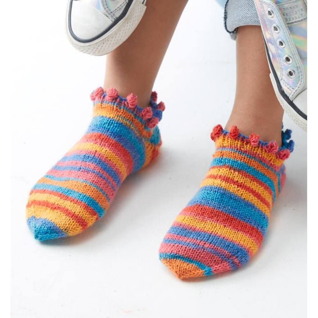 Sneakersocken stricken mit Wow-Effekt Lieblingsgarn