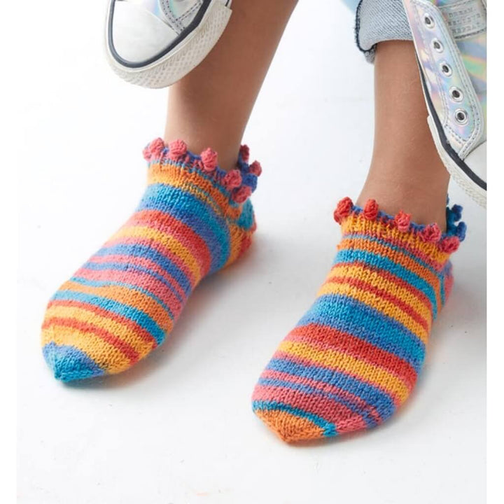 Sneakersocken stricken mit Wow-Effekt Lieblingsgarn