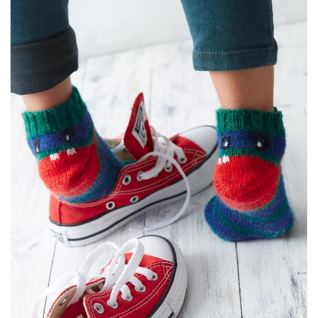 Sneakersocken stricken mit Wow-Effekt Lieblingsgarn