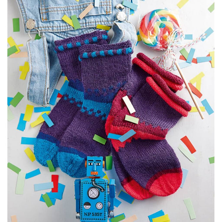 Socken stricken mit dem CraSyTrio Lieblingsgarn