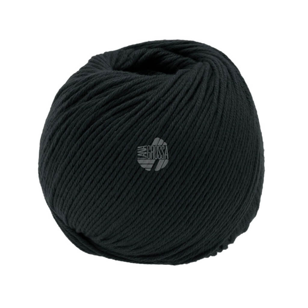 Lana Grossa Soft Cotton 50 g 34 - Schwarz Lieblingsgarn