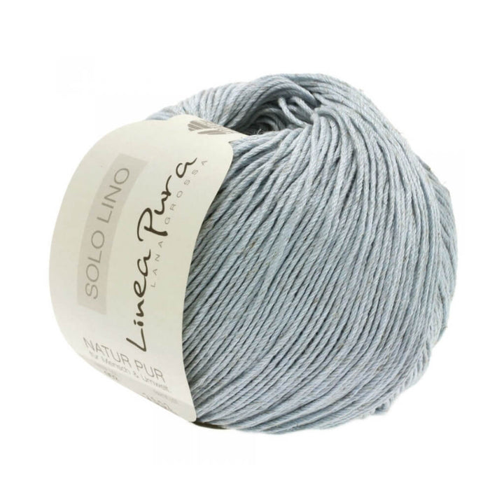 Lana Grossa Solo Lino 50 g 4 - Perlgrau Lieblingsgarn