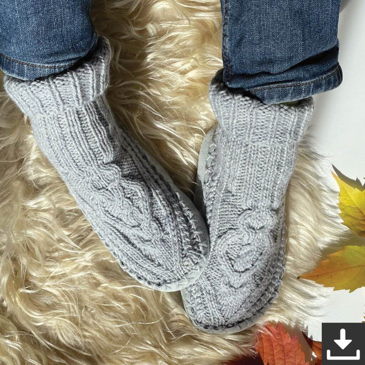 Zimba Fix Hüttenschuhe - Schoeller + Stahl Strick dich warm Modell 21049 (PDF) Lieblingsgarn