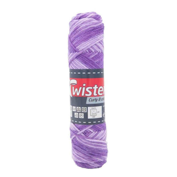 Twister Curly 8F Color 50g 101 - Flieder/Lila Lieblingsgarn