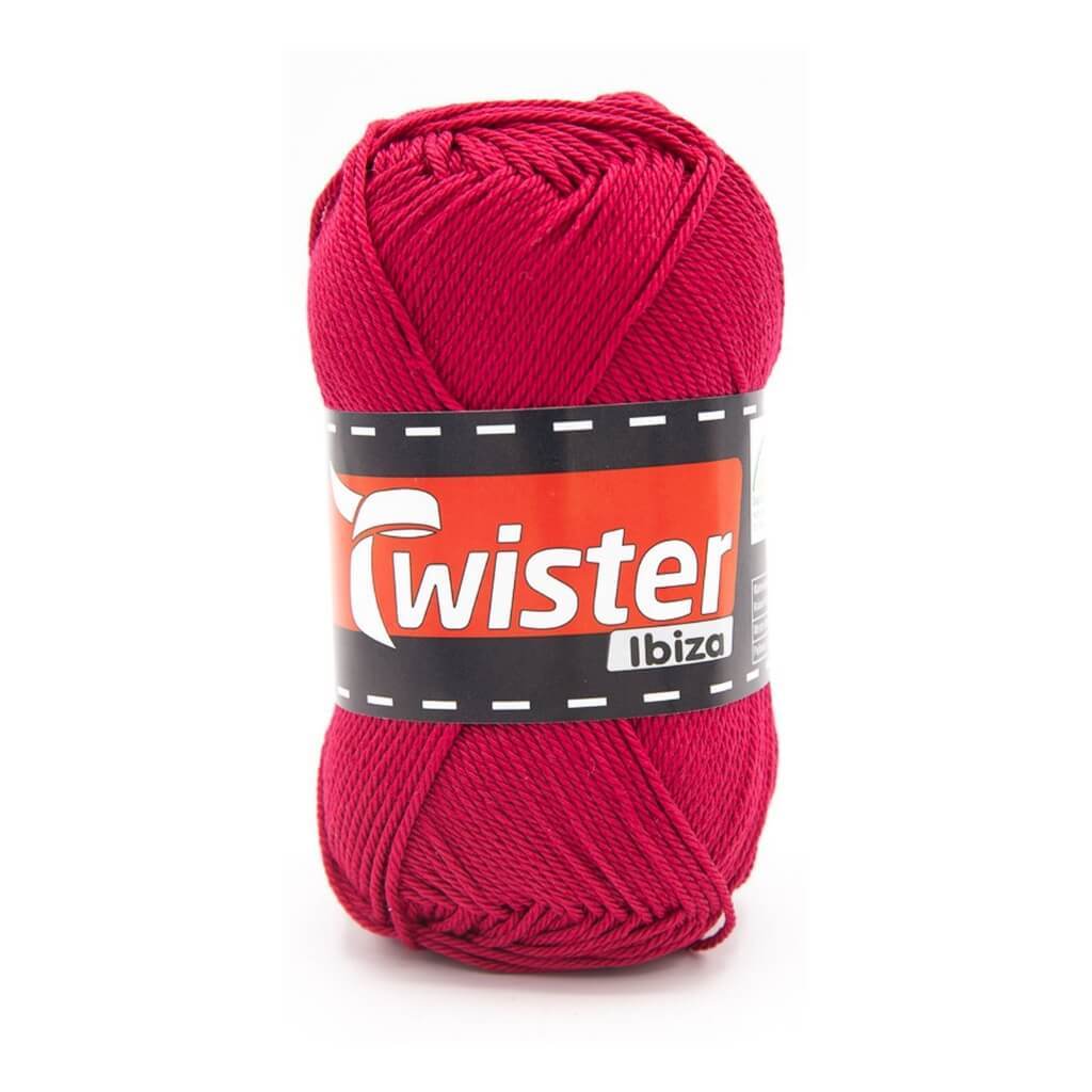 Twister Ibiza Uni 50g 39 - Weinrot Lieblingsgarn