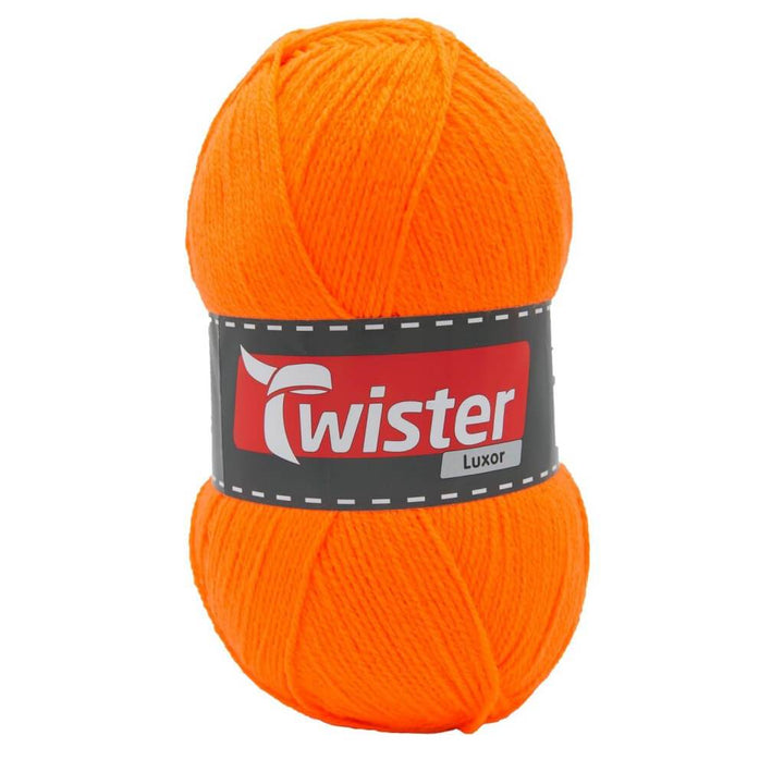 Twister Luxor Uni 150g 33 - Neonorange Lieblingsgarn