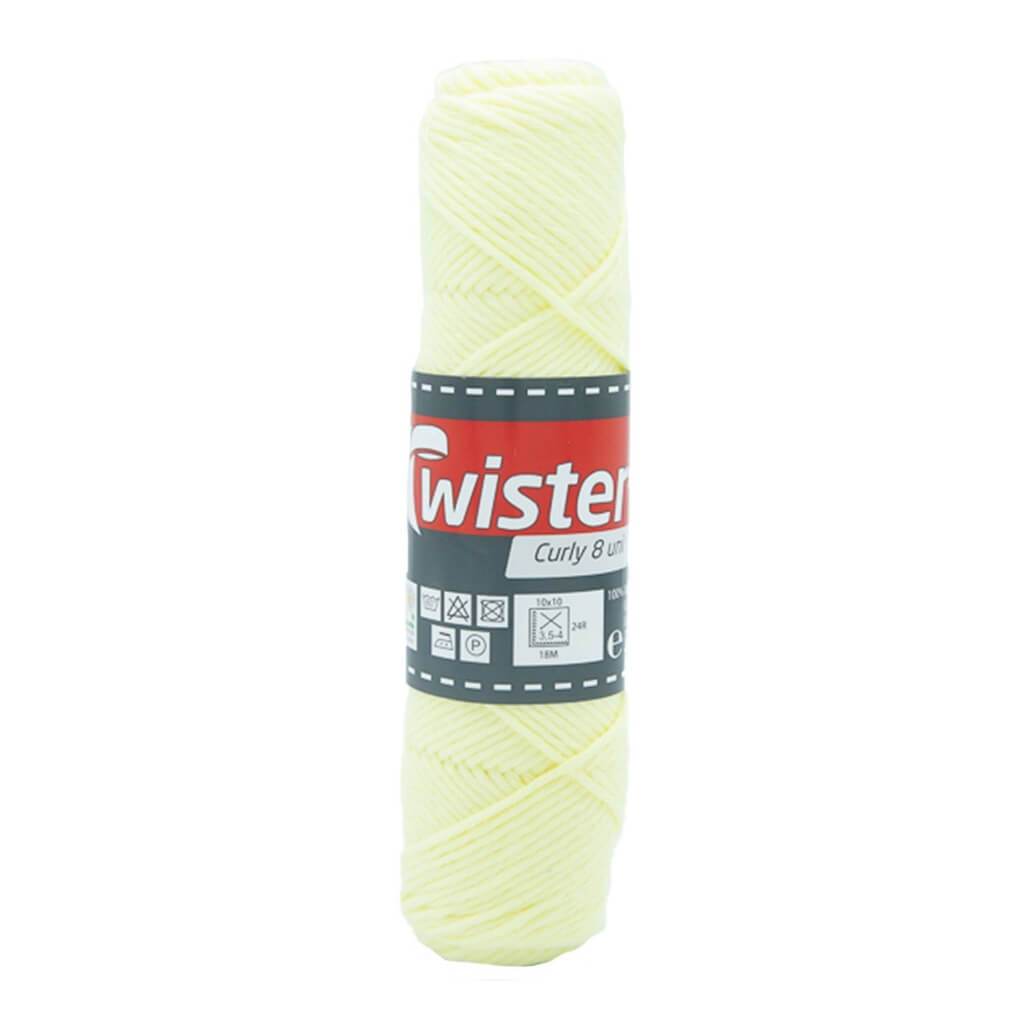 Twister Curly 8 50g - Topflappengarn 22 - Gelb Lieblingsgarn