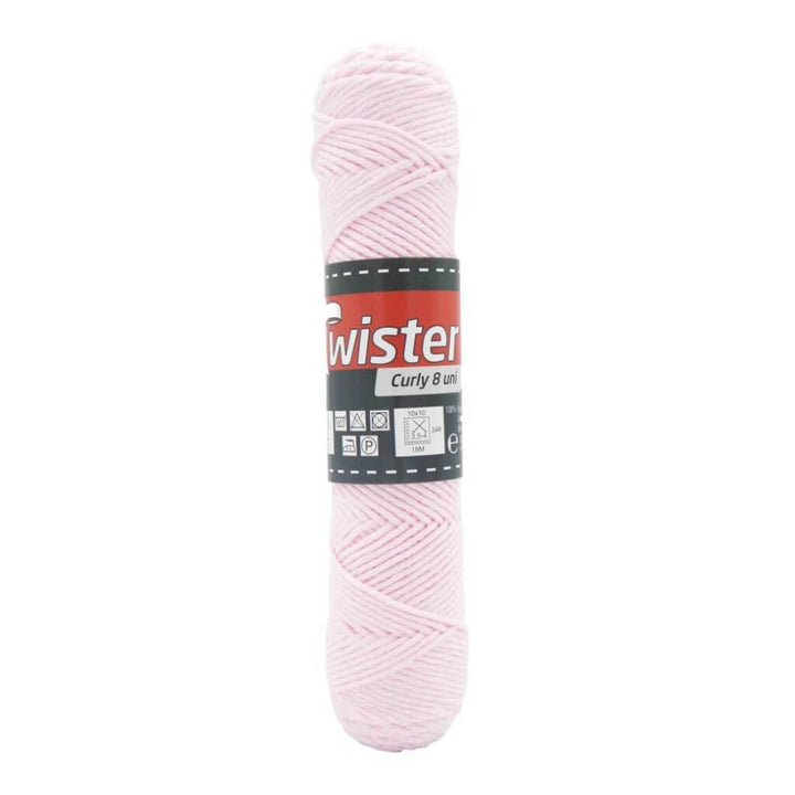 Twister Curly 8 50g - Topflappengarn 30 - Rosa Lieblingsgarn