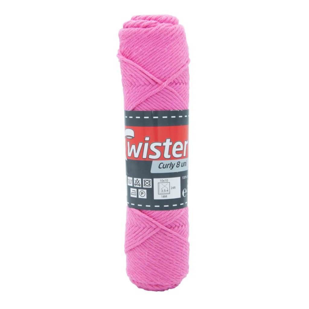 Twister Curly 8 50g - Topflappengarn 32 - Pink Lieblingsgarn