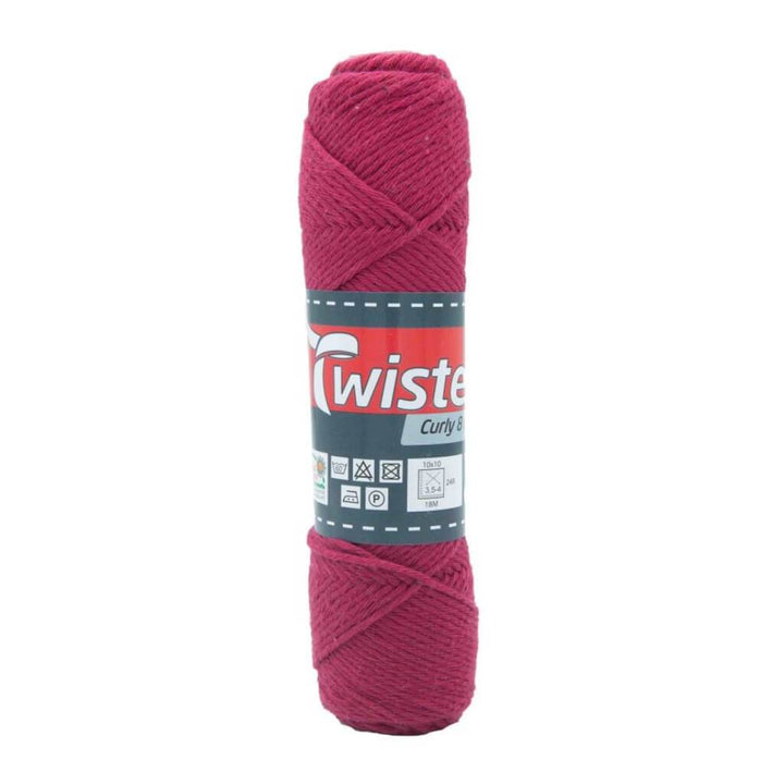 Twister Curly 8 50g - Topflappengarn 37 - Bordeaux Lieblingsgarn