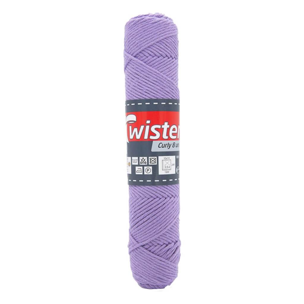 Twister Curly 8 50g - Topflappengarn 43 - Hell-Lila Lieblingsgarn