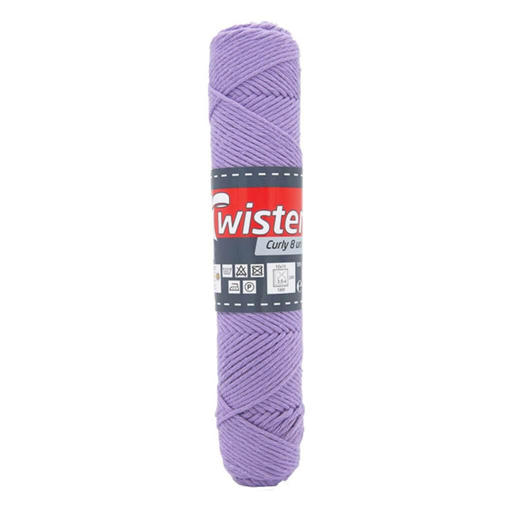 Twister Curly 8 50g - Topflappengarn 43 - Hell-Lila Lieblingsgarn