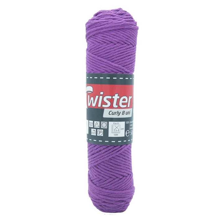 Twister Curly 8 50g - Topflappengarn 49 - Lila Lieblingsgarn