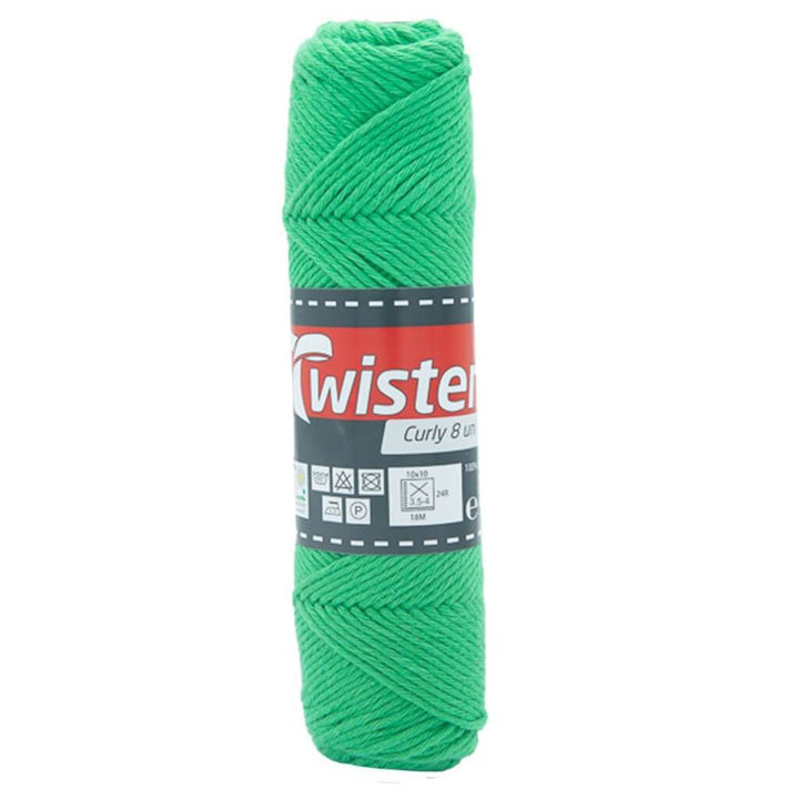 Twister Curly 8 50g - Topflappengarn 74 - Apfel Lieblingsgarn