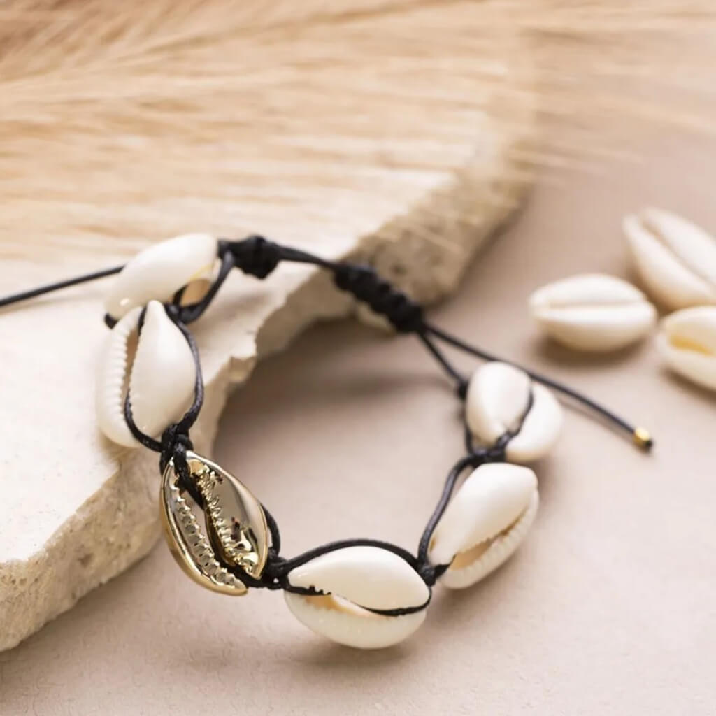 12 Stk. Muschelperlen Lieblingsgarn
