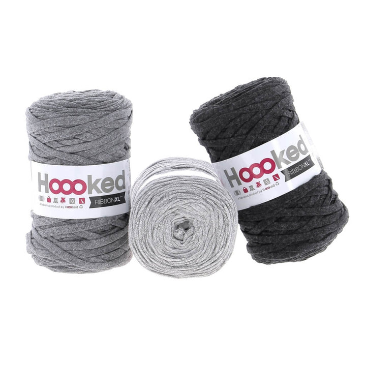 Hoooked Set aus 3 Rollen RibbonXL Lieblingsgarn